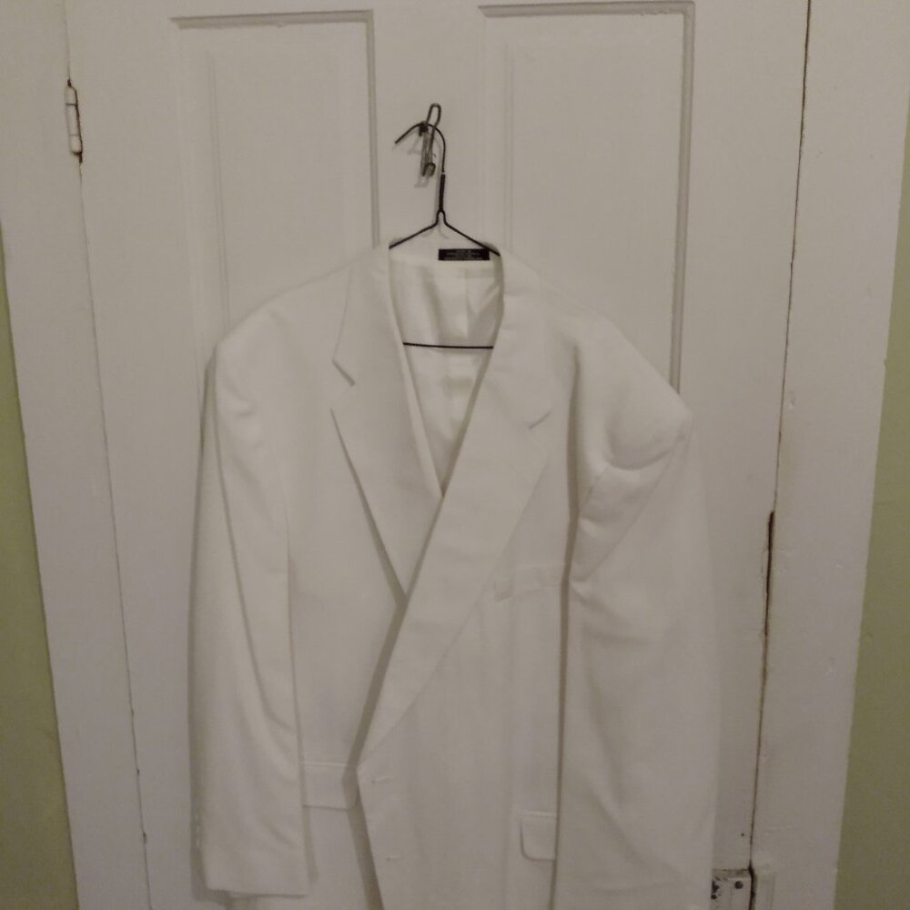 Blair White Linen Lite Sport Coat/ Blazer.